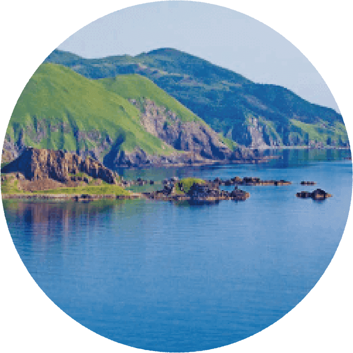 礼文島内